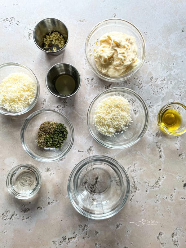 Ingredients for Olive Garden Salad Dressing Recipe
