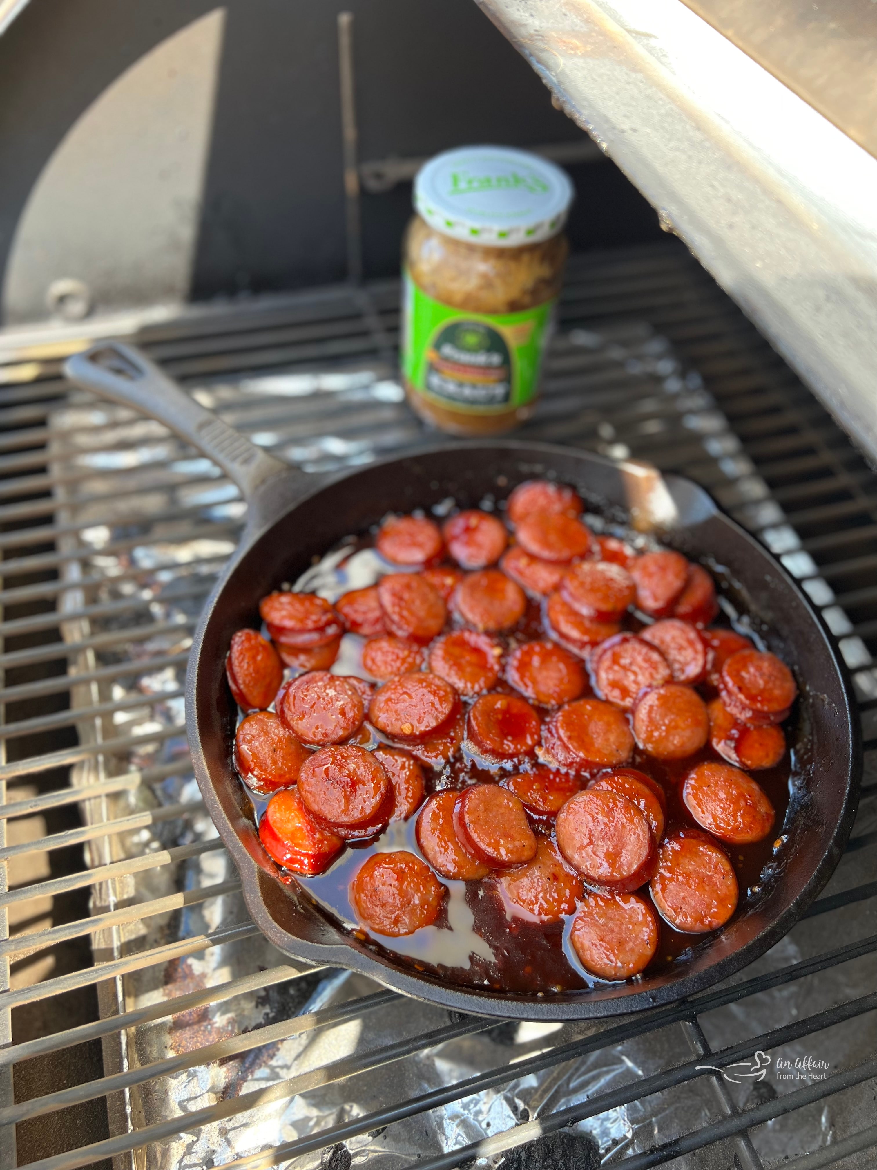 BBQ Smoked Sausage Sandwiches with Kraut