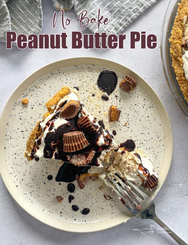 No Bake Peanut Butter Pie