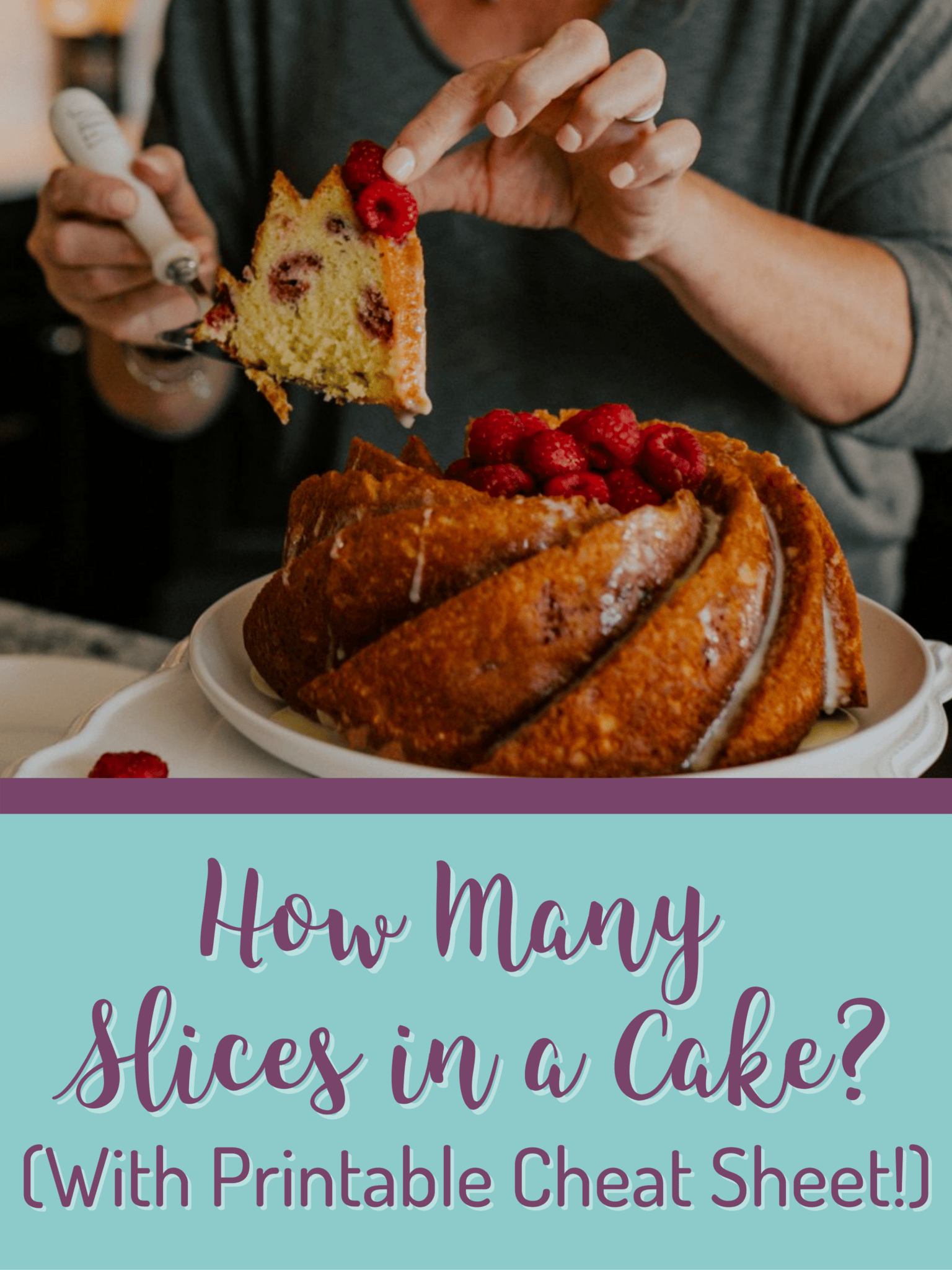 How Many Slices in a Cake? (with Printable Cheat Sheet)