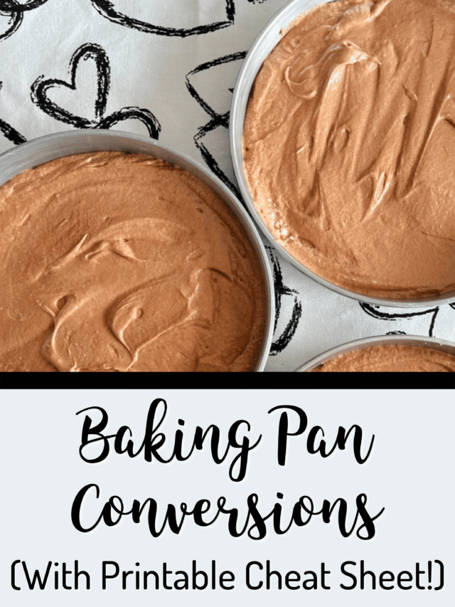 Baking Pan Conversions (Free Printable Cheat Sheet)
