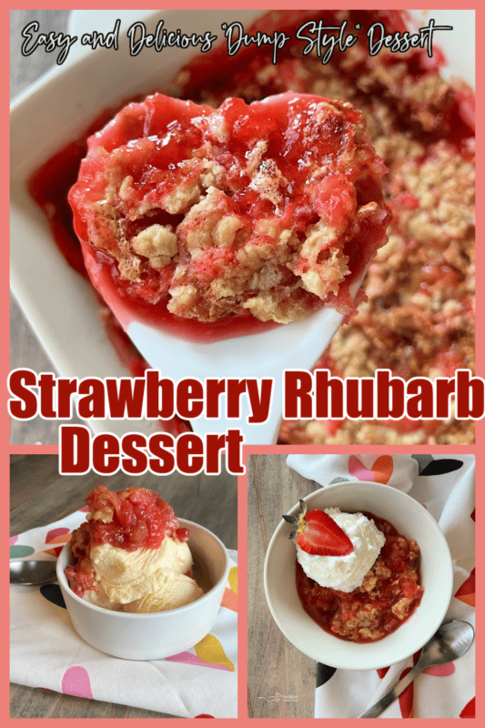 Strawberry Rhubarb Dessert _ An Affair from the Heart