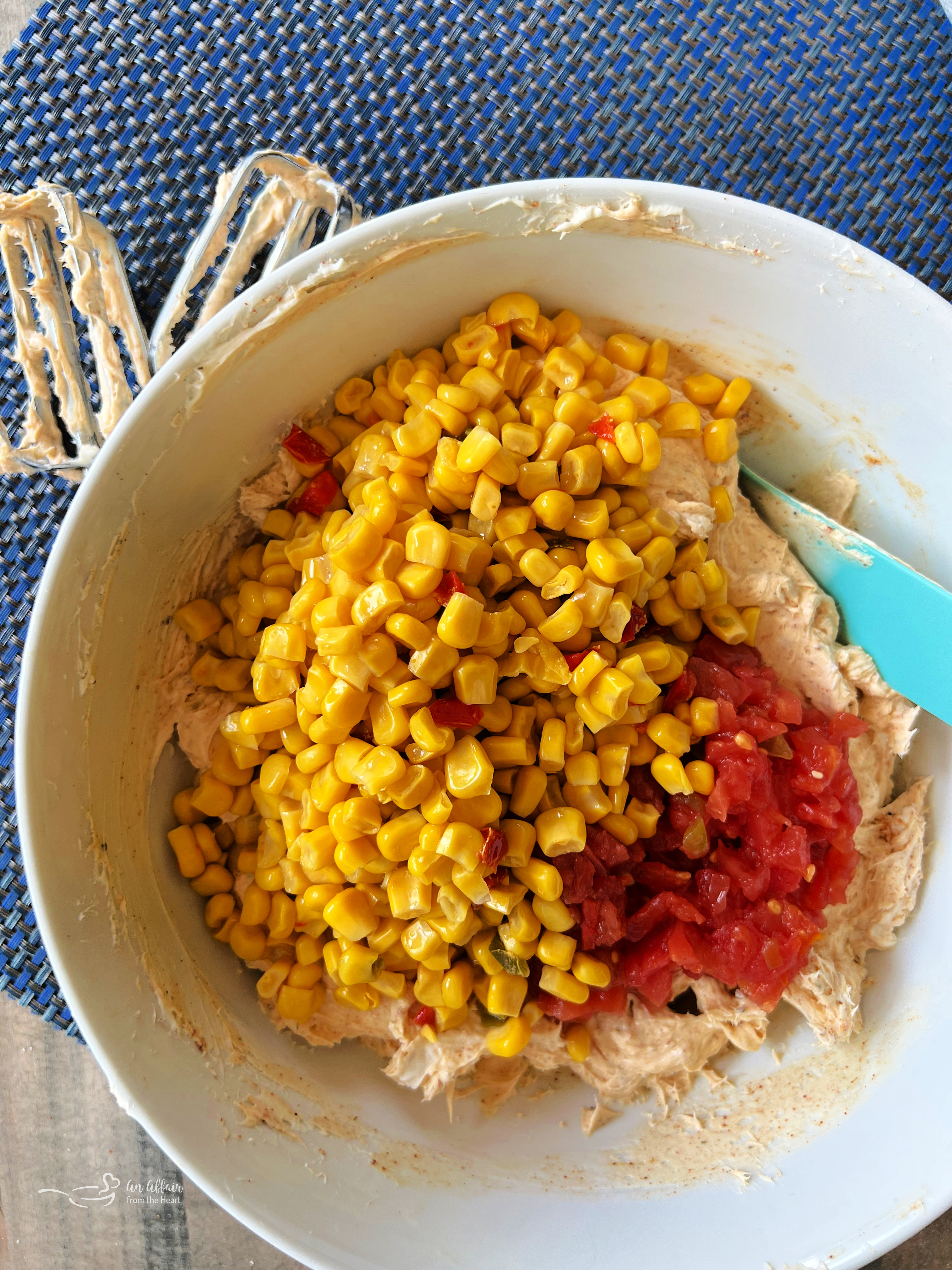 Fiesta Corn Dip - Easy 5 Ingredient 5 Minute Dip