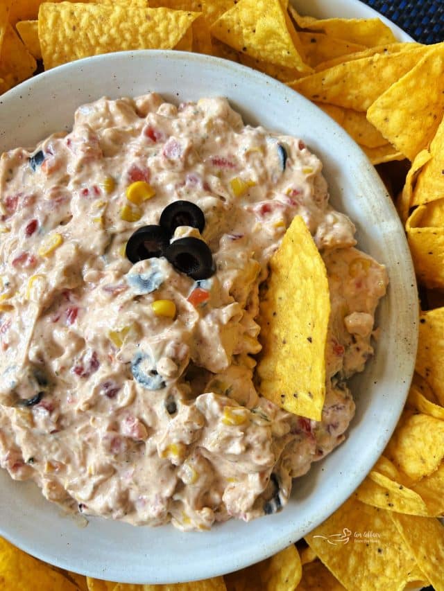 FIESTA CORN DIP (EASY 5 INGREDIENT DIP) STORY