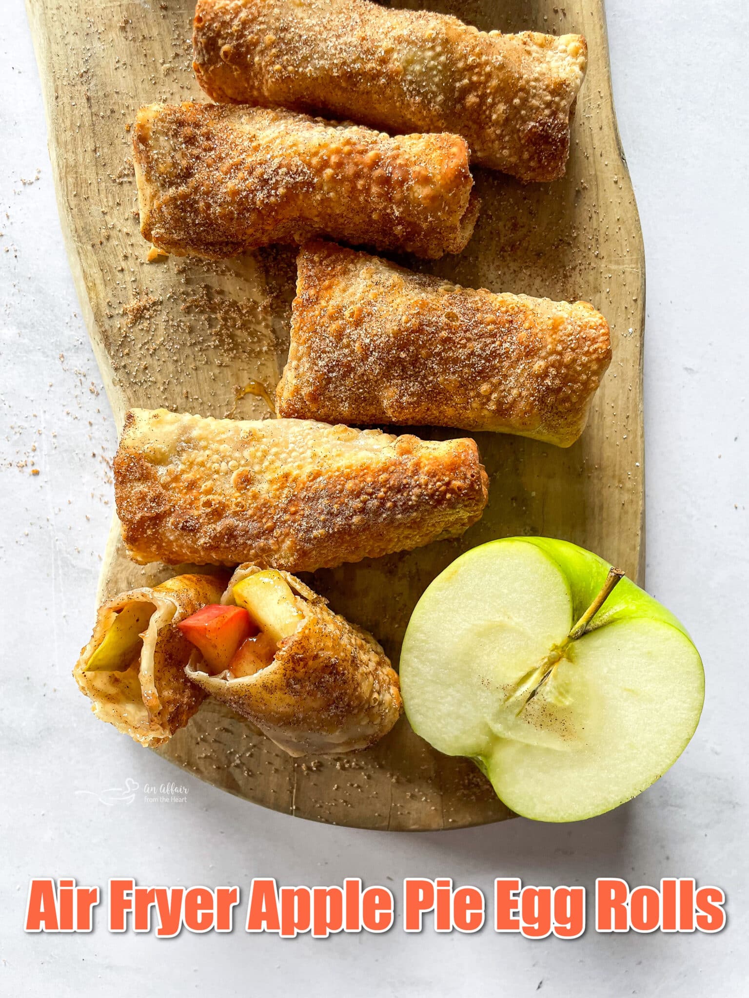 Air Fryer Apple Pie Egg Rolls