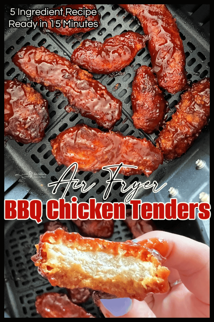 Air Fryer BBQ Chicken Tenders (4 Ingredients + 15 Minutes)