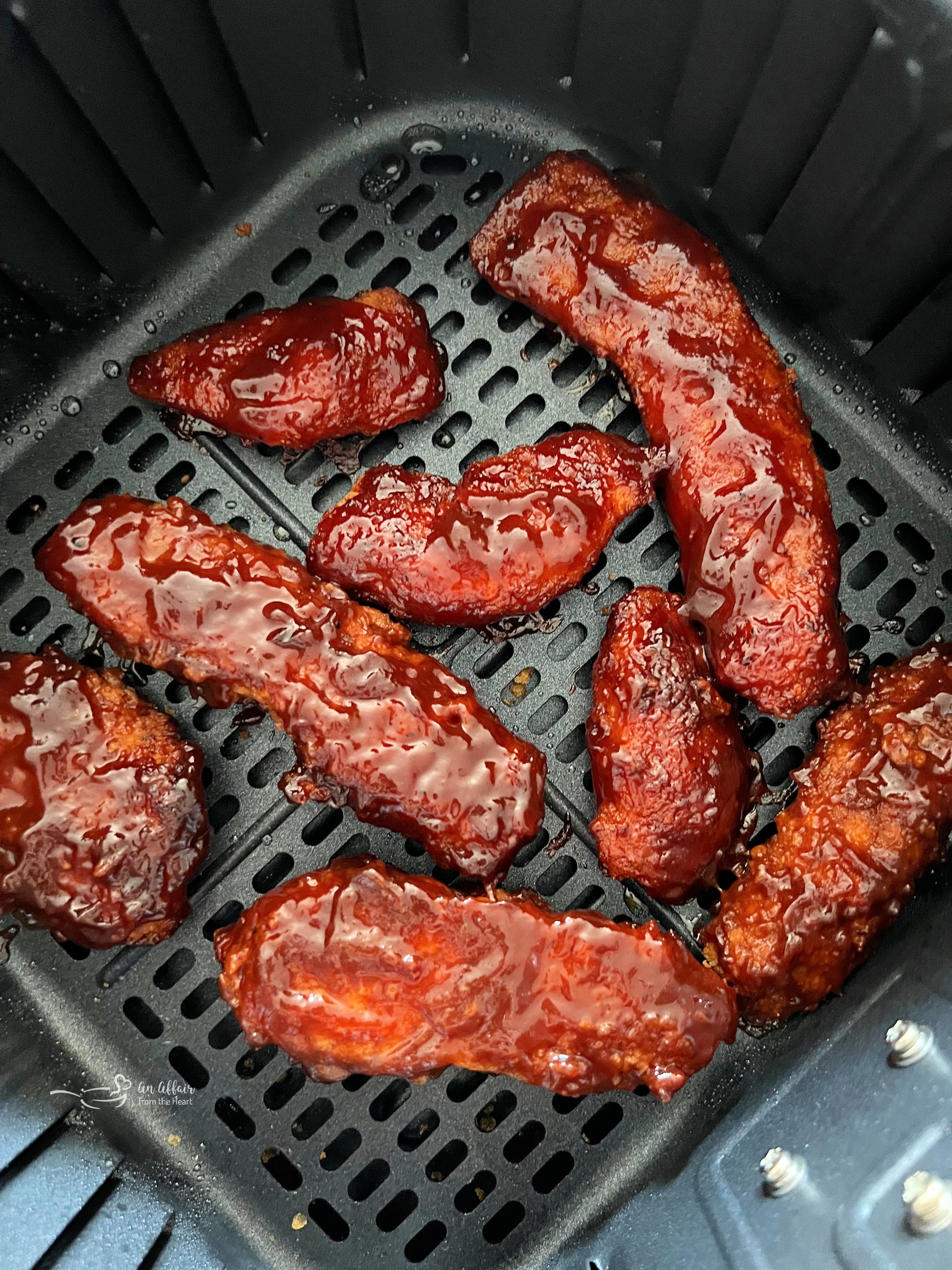 Air Fryer BBQ Chicken Tenders (4 Ingredients + 15 Minutes)