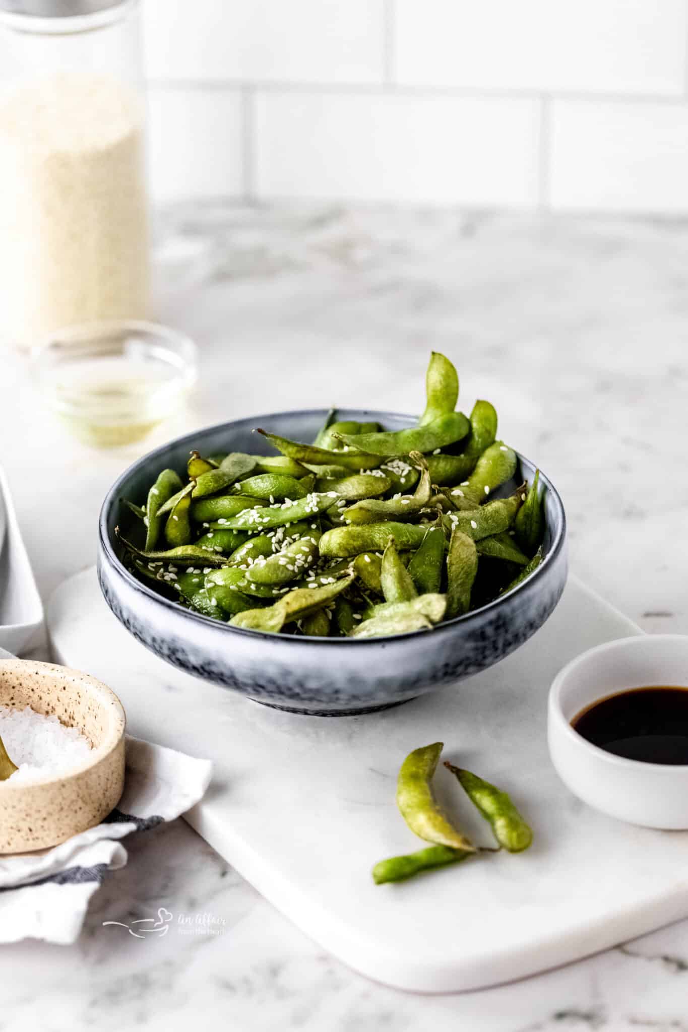 Air Fryer Edamame Beans