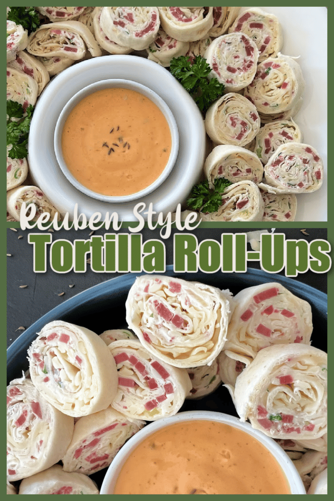 Reuben Style Tortilla Roll-Ups