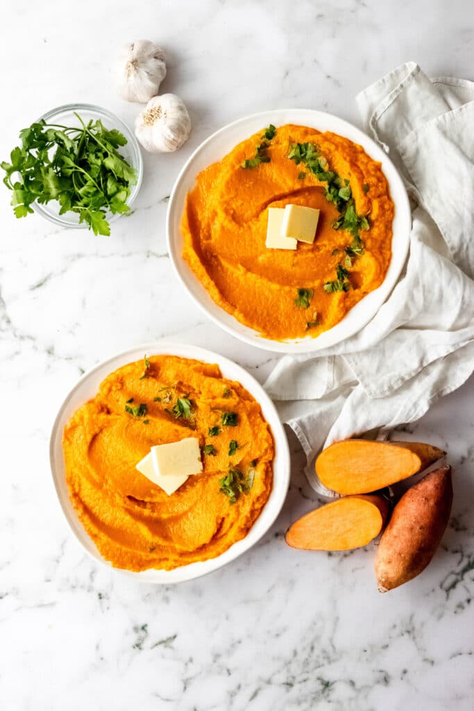 Instant Pot Sweet Potato Mash (Easy Side Dish!)