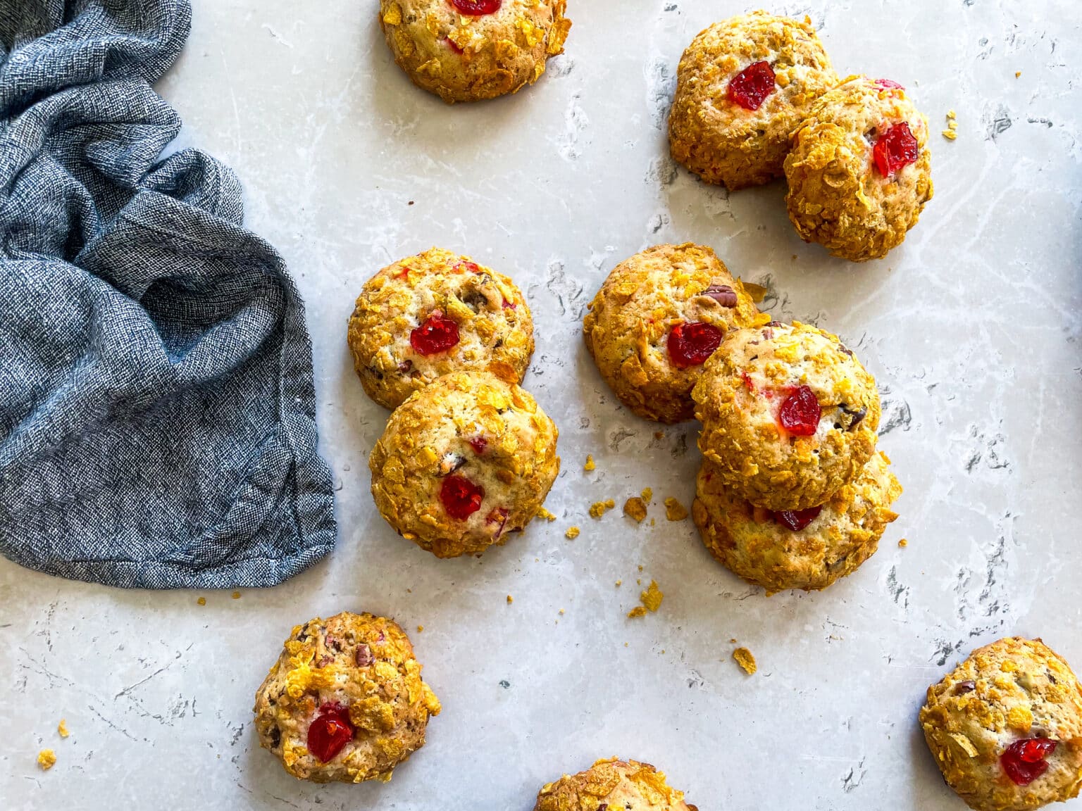 Old Fashioned Cherry Wink Cookies