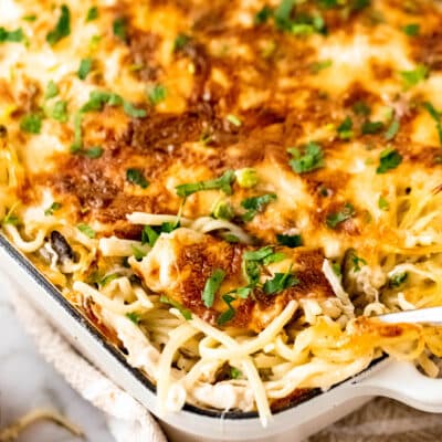 Turkey Pasta Bake (with Leftover Turkey)