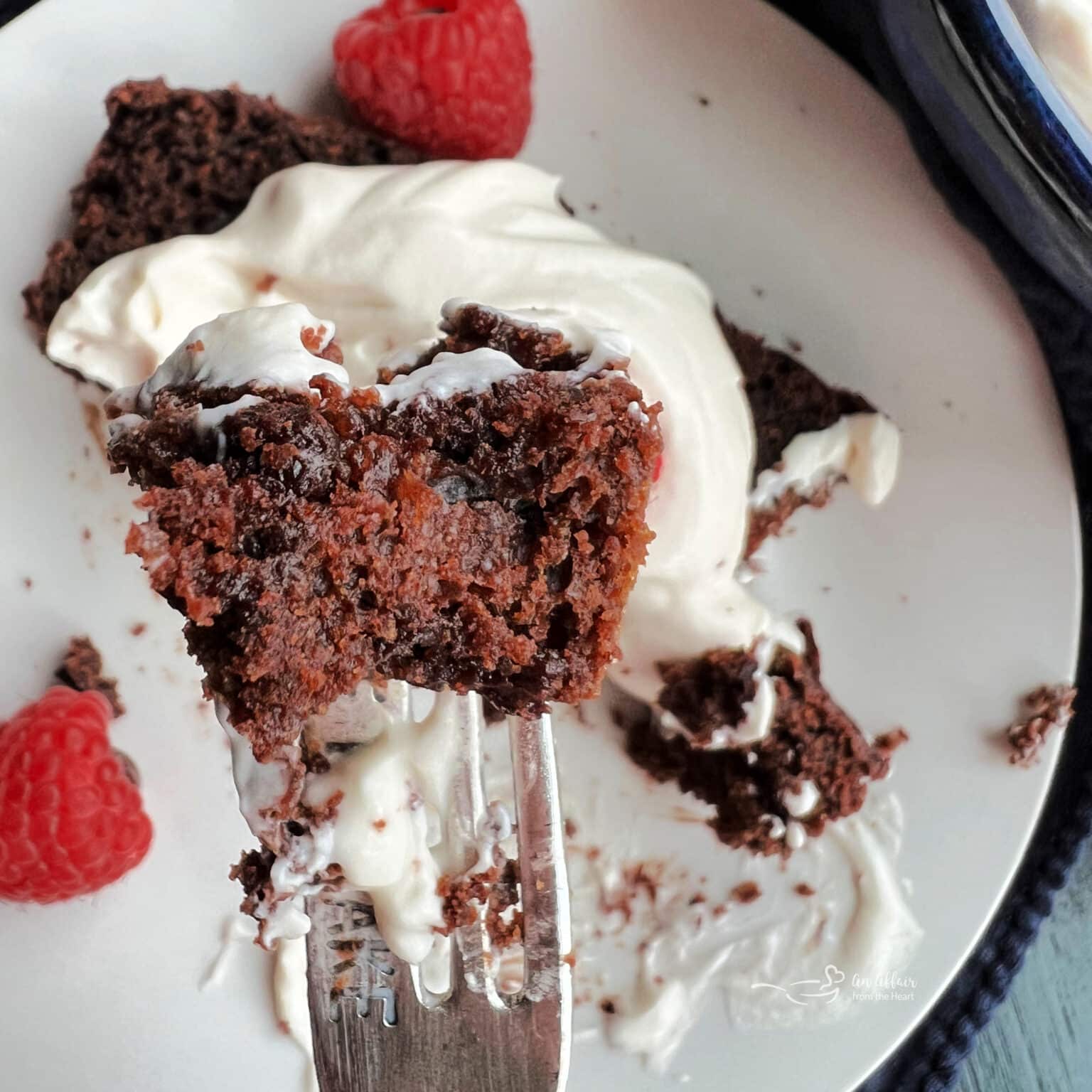 Rich Chocolate Sauerkraut Pound Cake (with Devonshire Cream)