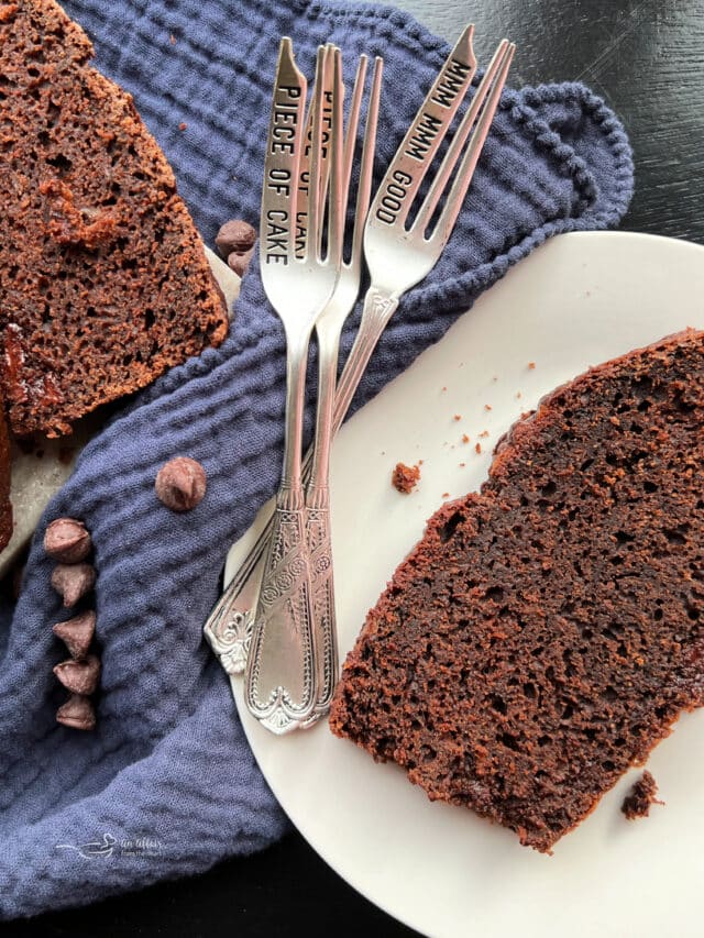 Rich Chocolate Sauerkraut Pound Cake (with Devonshire Cream)