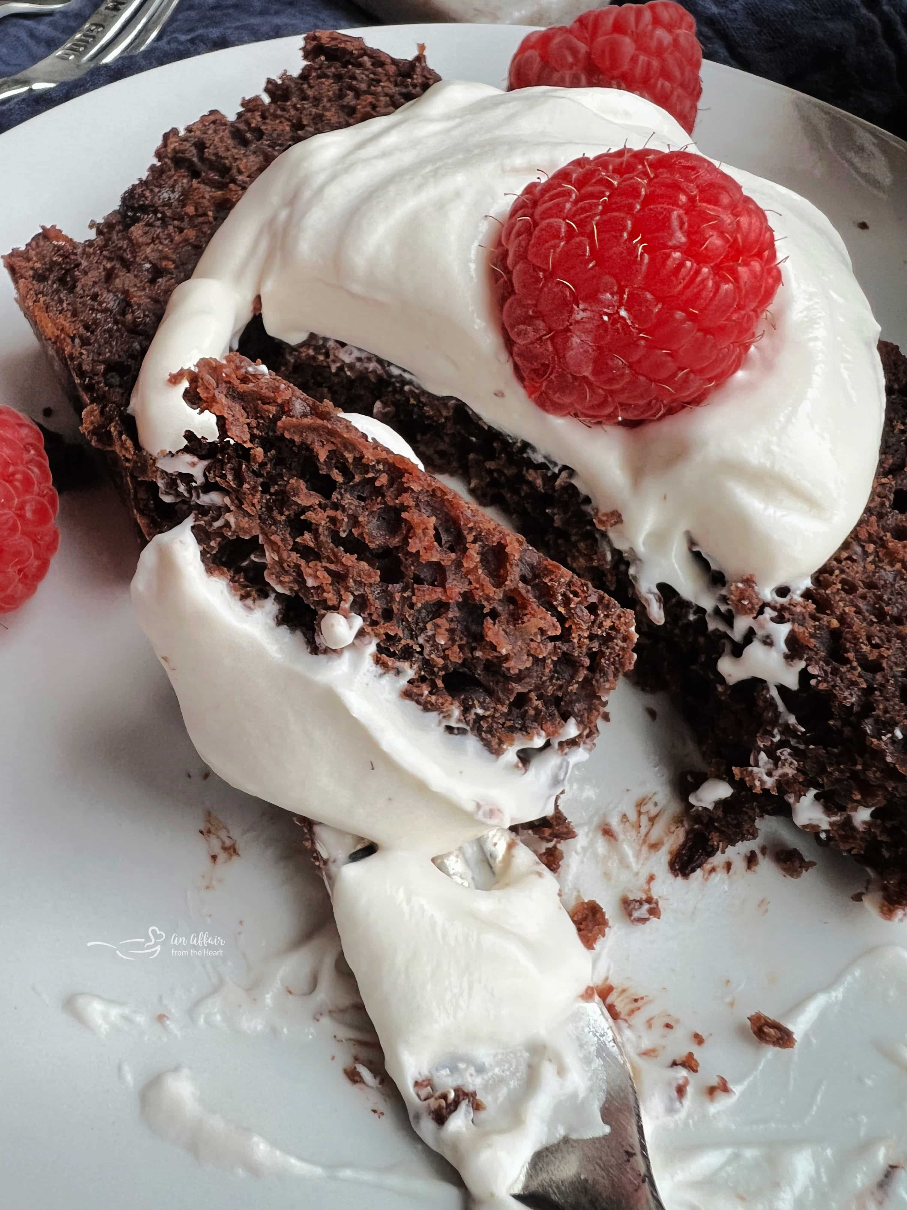 Rich Chocolate Sauerkraut Pound Cake (with Devonshire Cream)