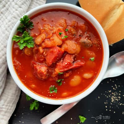 Instant Pot Ham & Bean Soup (Grandma’s Recipe!)