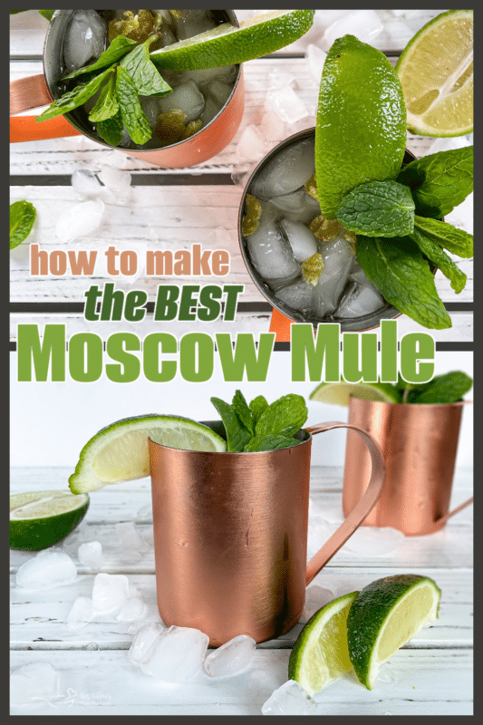 Moscow Mule shaved ice with the ice shave attachment, Recipe