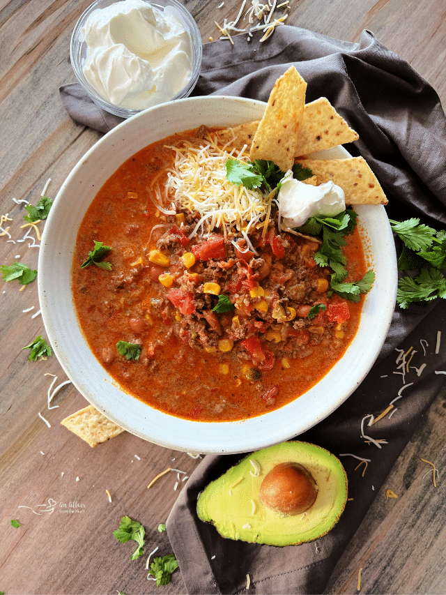 DELICIOUS TACO SOUP STORY