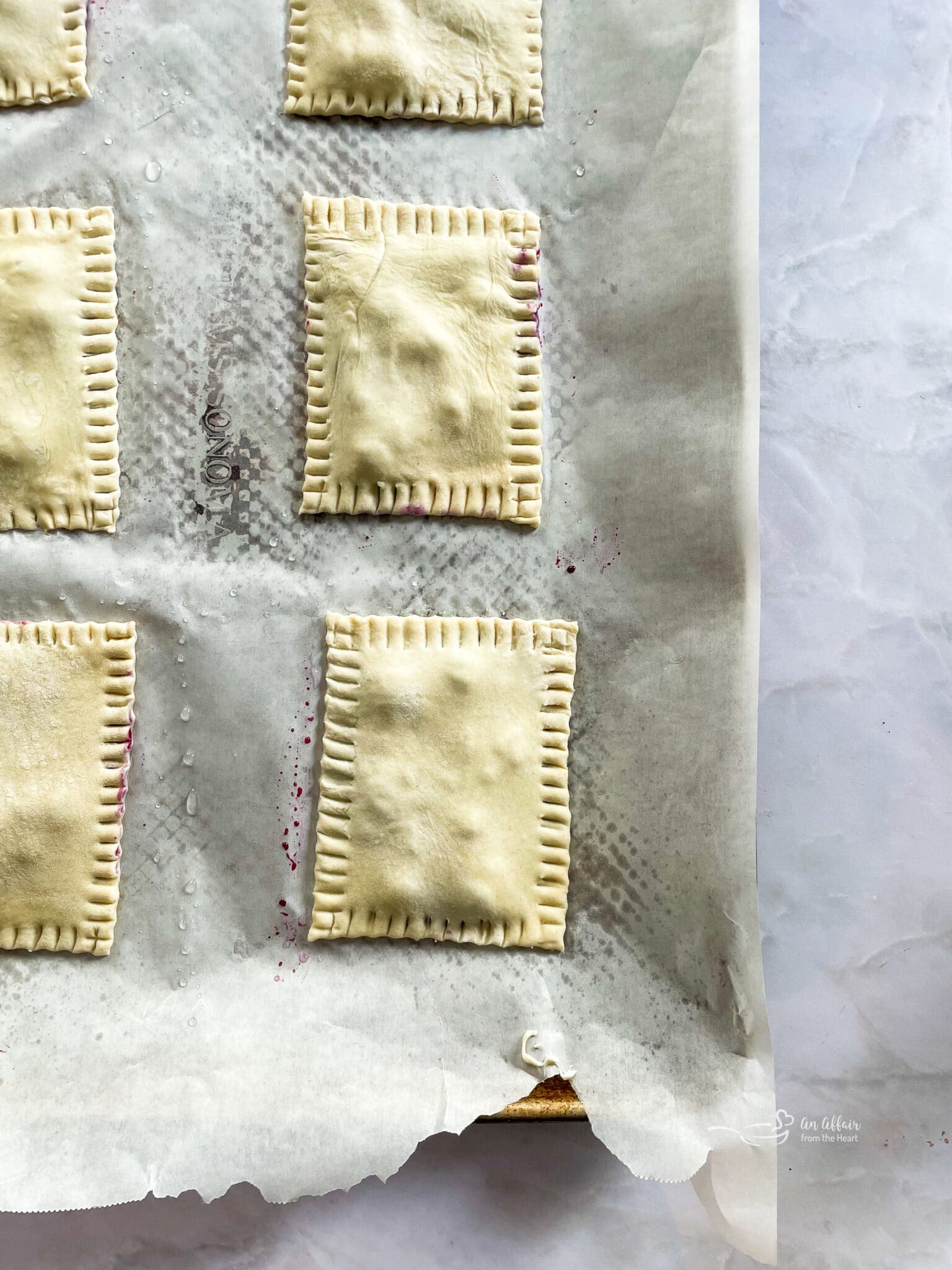 Homemade Blueberry Toaster Strudel