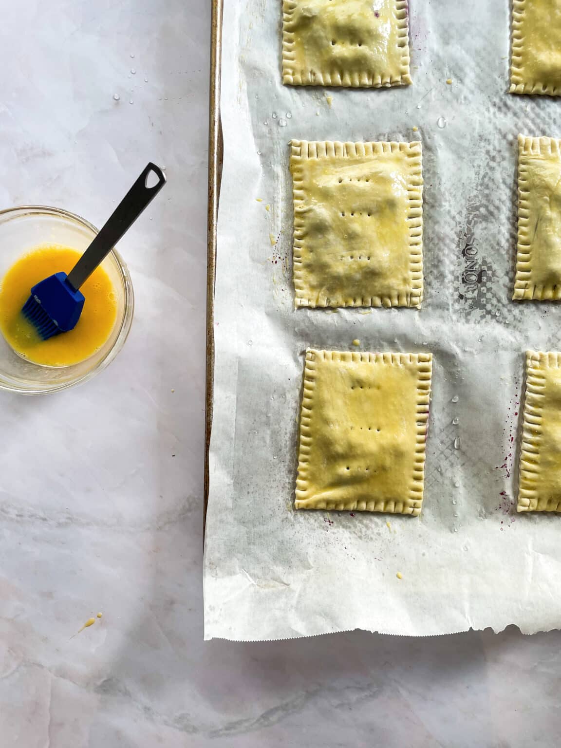 Homemade Blueberry Toaster Strudel