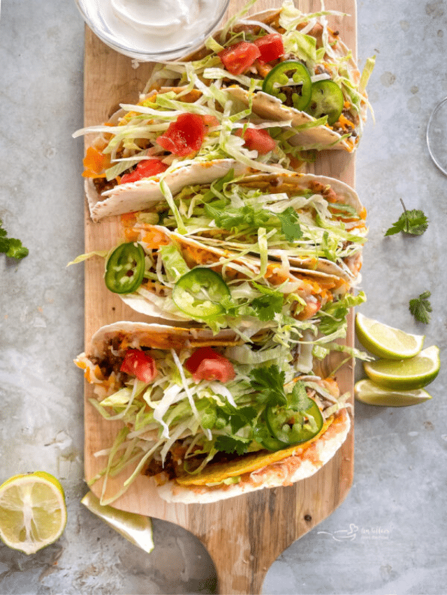 BAKED DOUBLE DECKER TACOS STORY