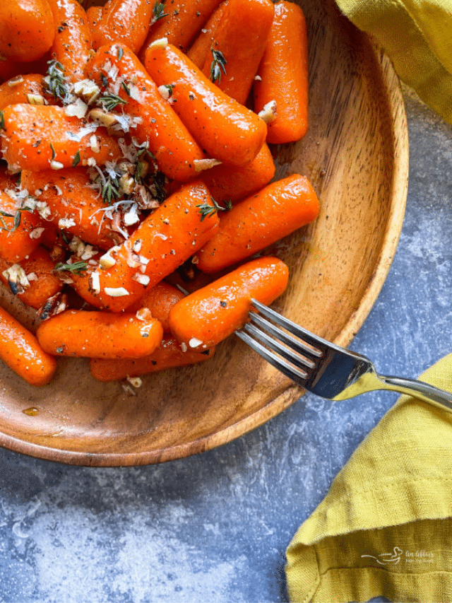 ORANGE GLAZED CARROTS STORY