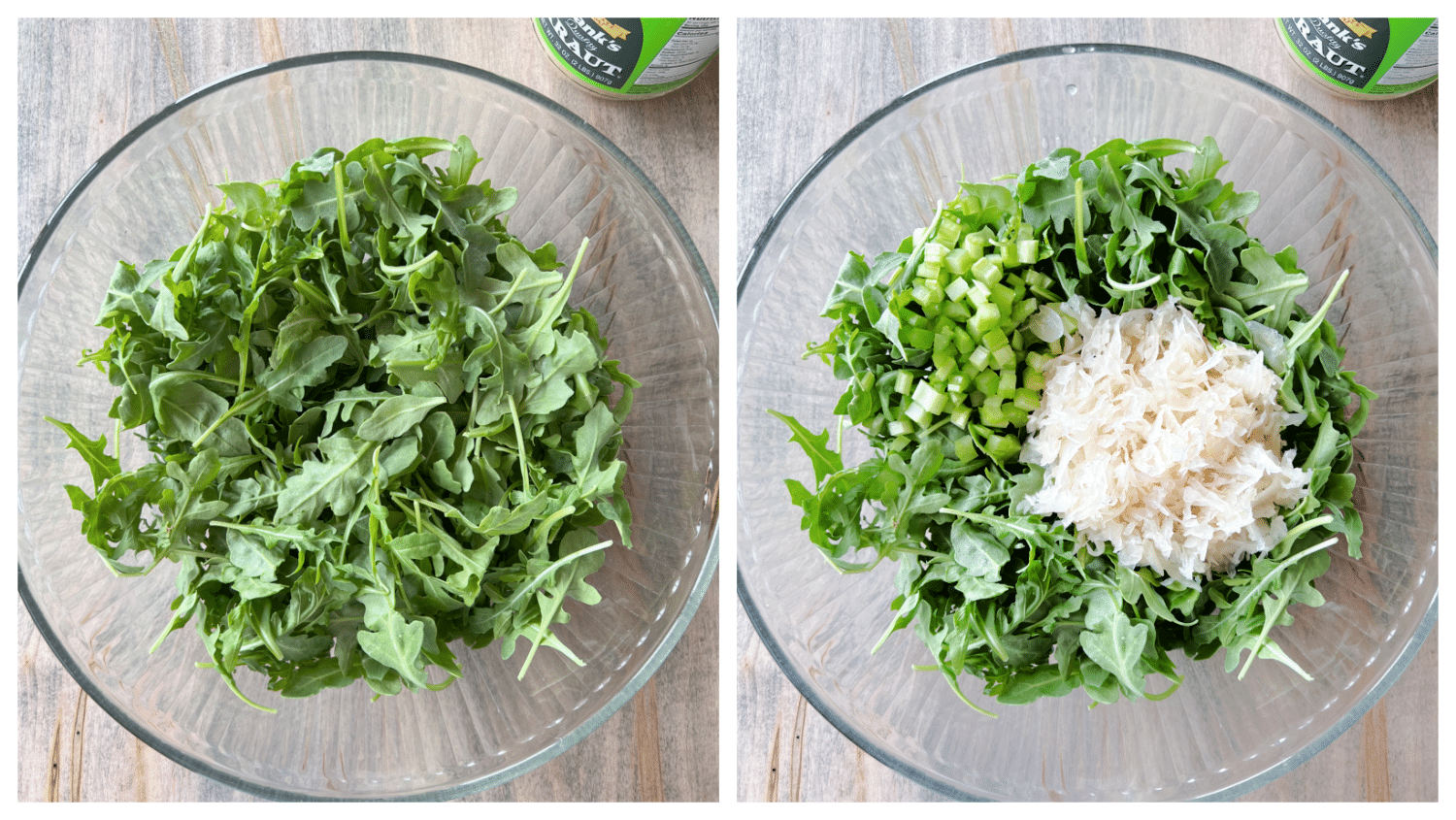 Viral TikTok Sauerkraut Arugula Salad