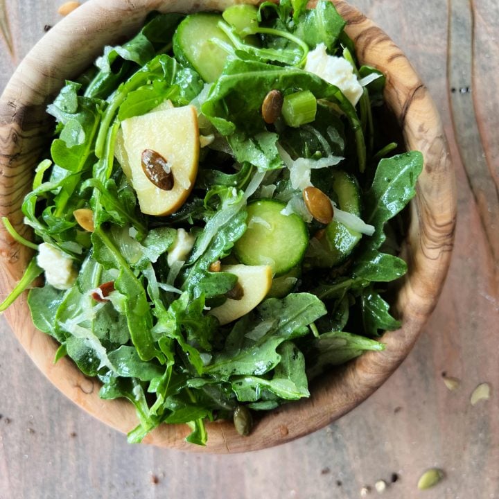Tik Tok Sauerkraut Arugula Salad