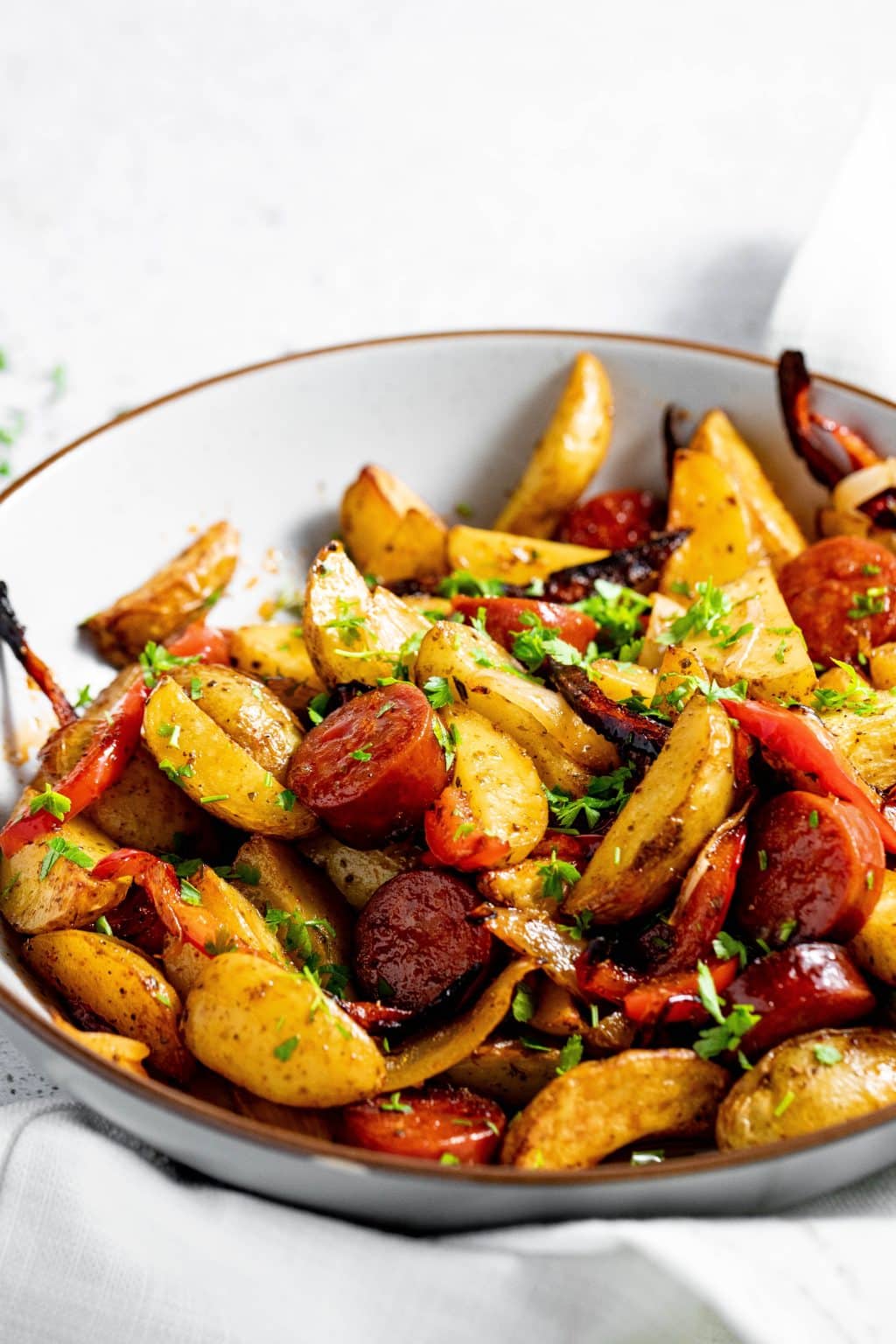 Easy Air Fryer Sausage and Potatoes