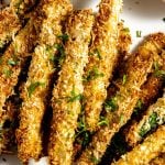 Close up of Air Fryer Zucchini Fries