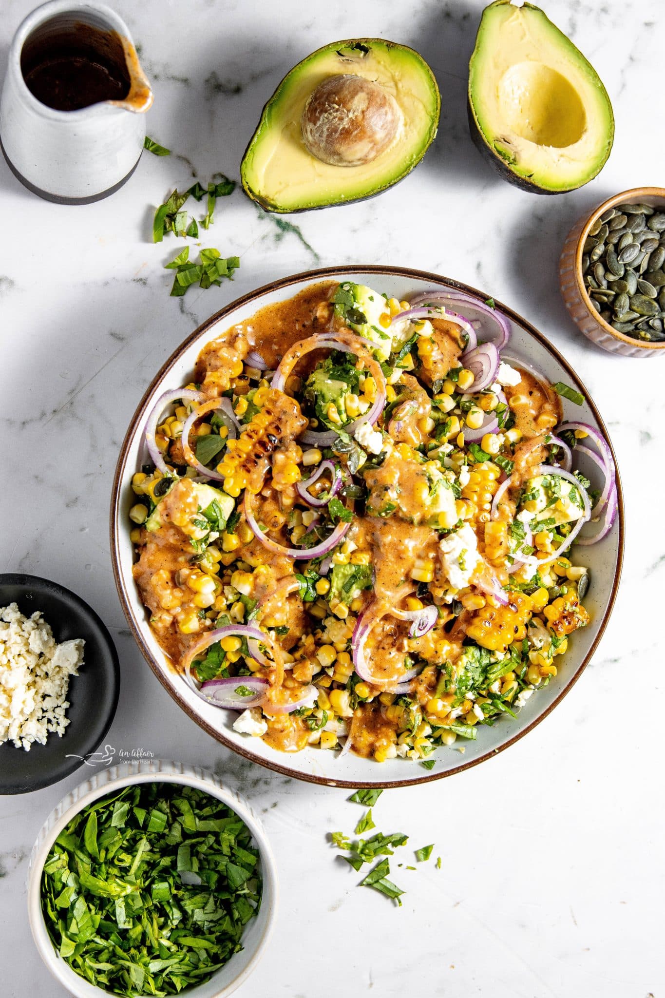 Grilled Corn and Avocado Salad
