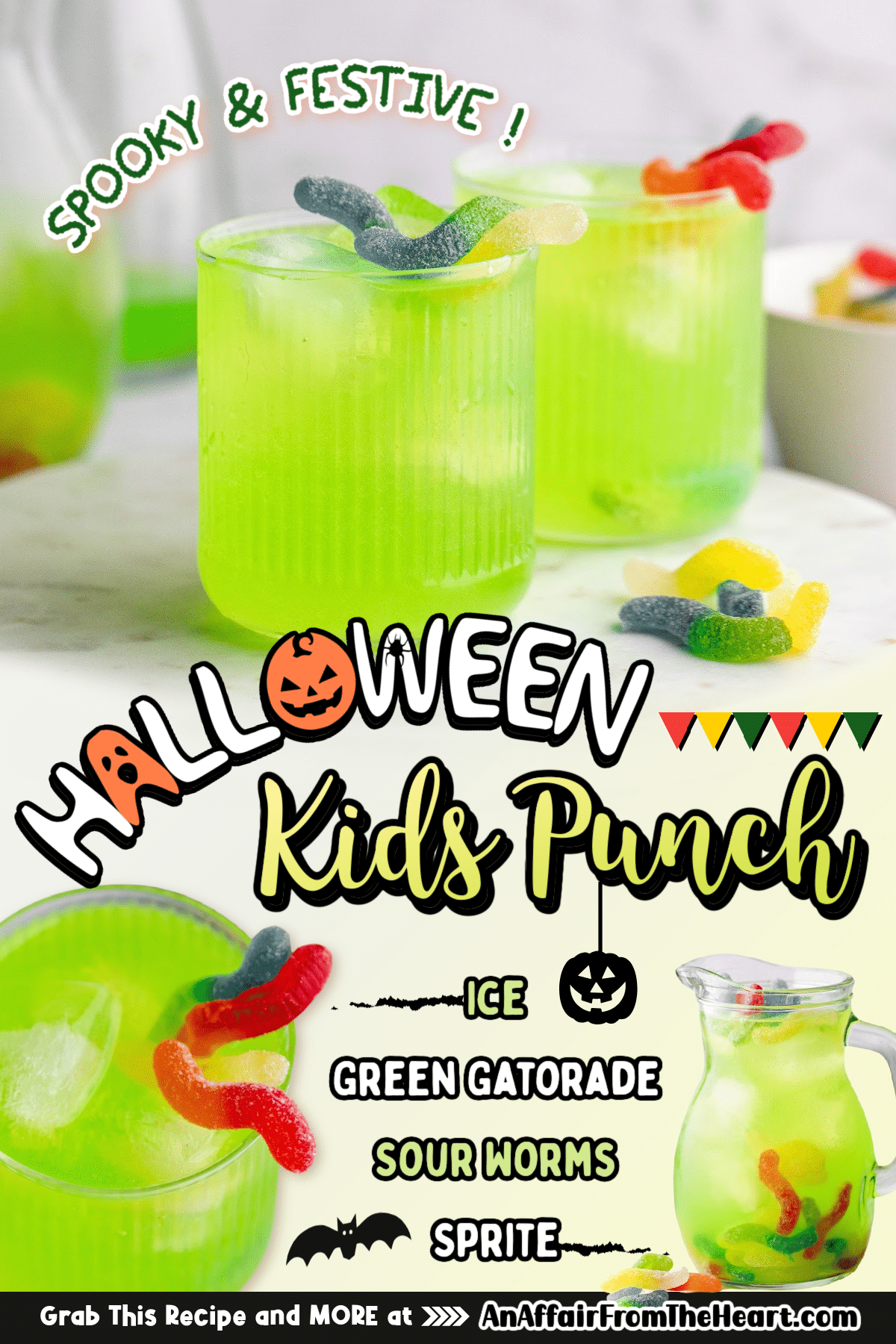 Easy Halloween Punch (Non-Alcoholic) - One Sweet Appetite