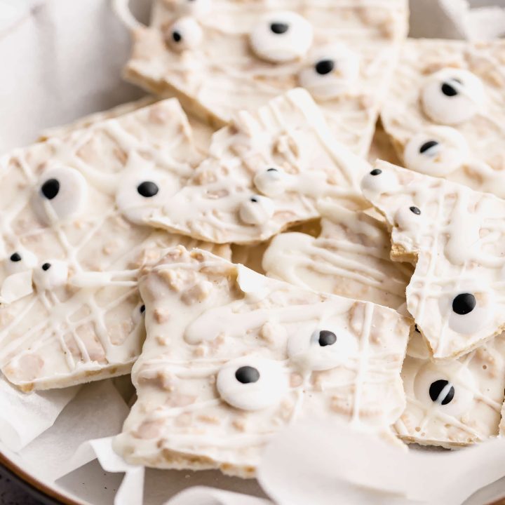 Bats and Cats Halloween Bark