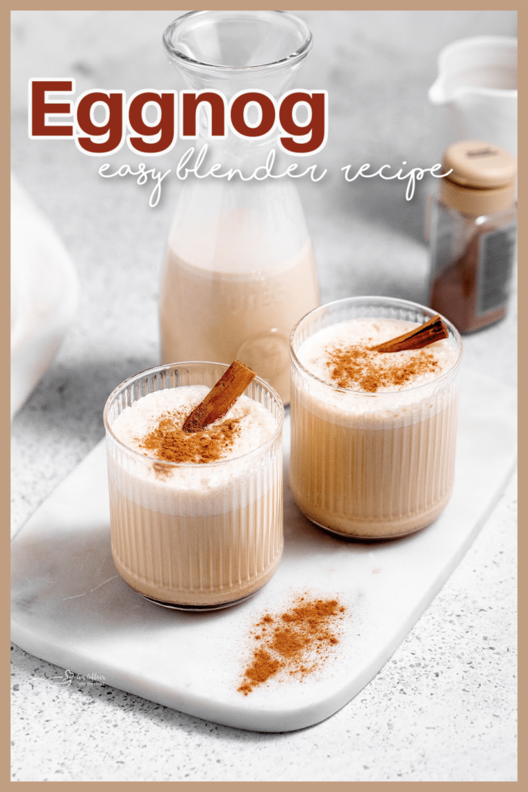 Easy Blender Homemade Eggnog Recipe