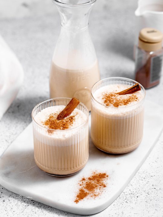 Easy Eggnog (2-minute blender recipe) - Back To The Book Nutrition