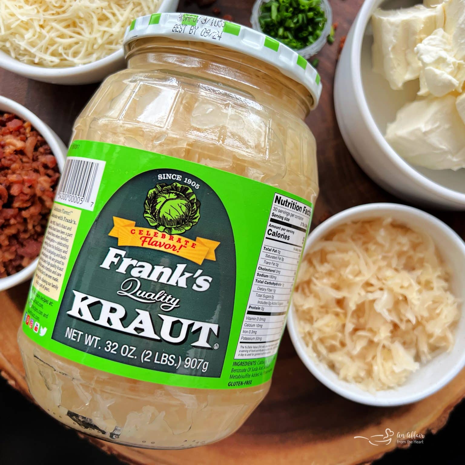 Sauerkraut, Bacon & Swiss Cheese Ball Recipe