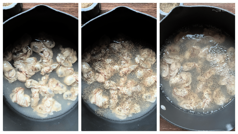 How to cook oyster stew.
