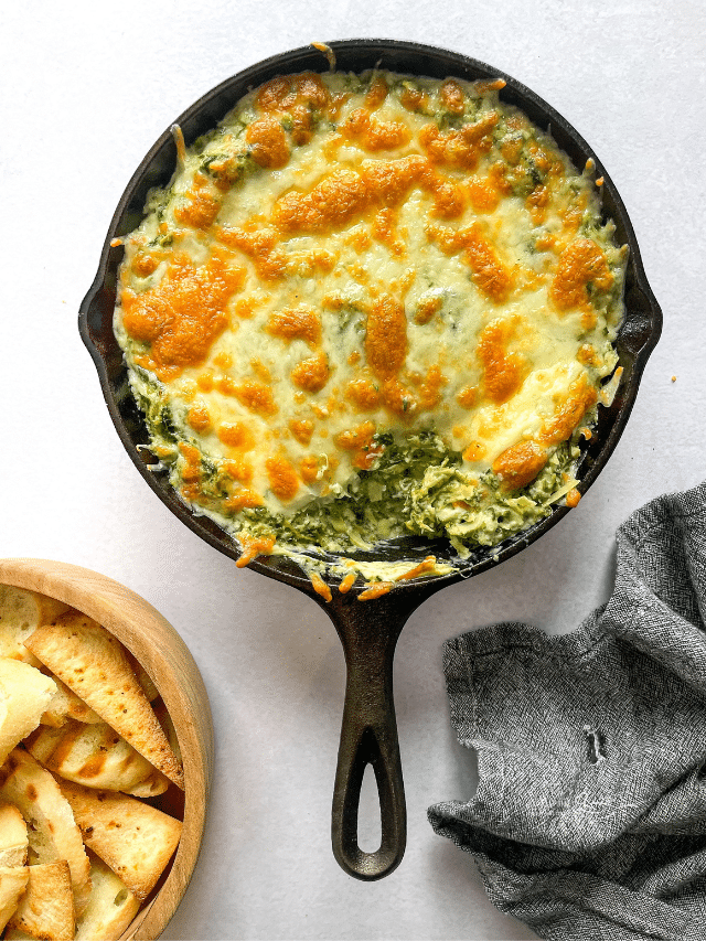 SPINACH AND ARTICHOKE DIP STORY