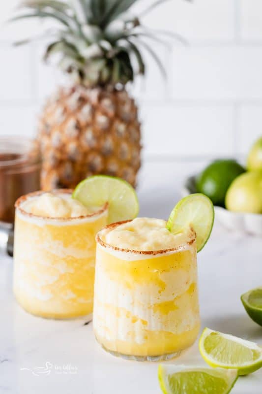 Easy Frozen Pineapple Margaritas