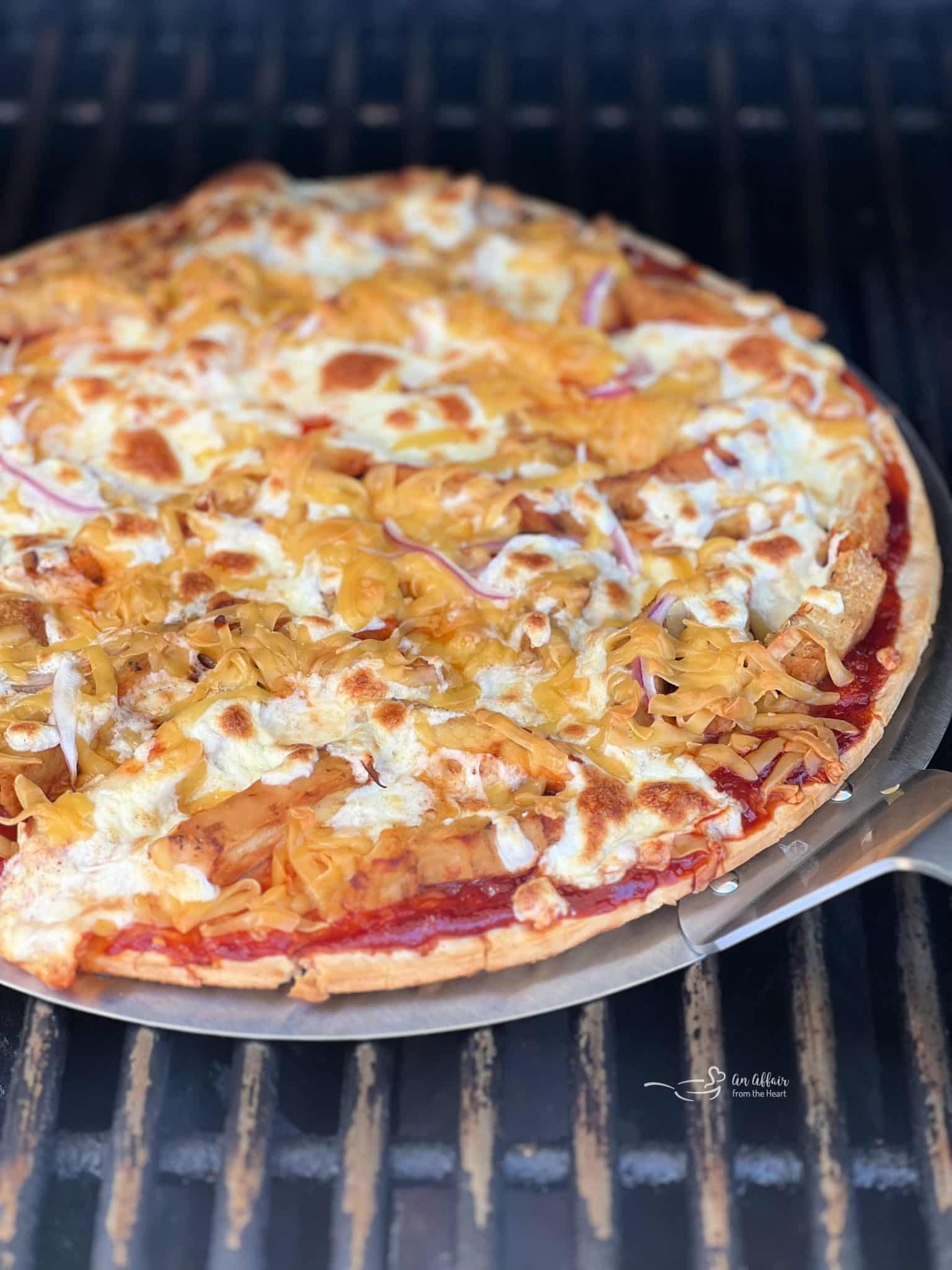 Easy Grilled BBQ Chicken Pizza Recipe (with Kraut!) Easy Grilled BBQ Chicken Pizza Recipe (with Kraut!)