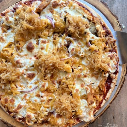 Easy Grilled BBQ Chicken Pizza Recipe (with Kraut!) Easy Grilled BBQ Chicken Pizza Recipe (with Kraut!)