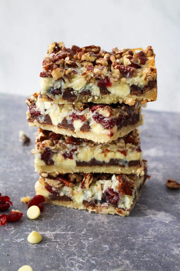 Double Chocolate Cranberry Magic Bars