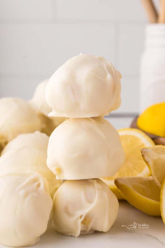 Easy White Chocolate Lemon Truffles