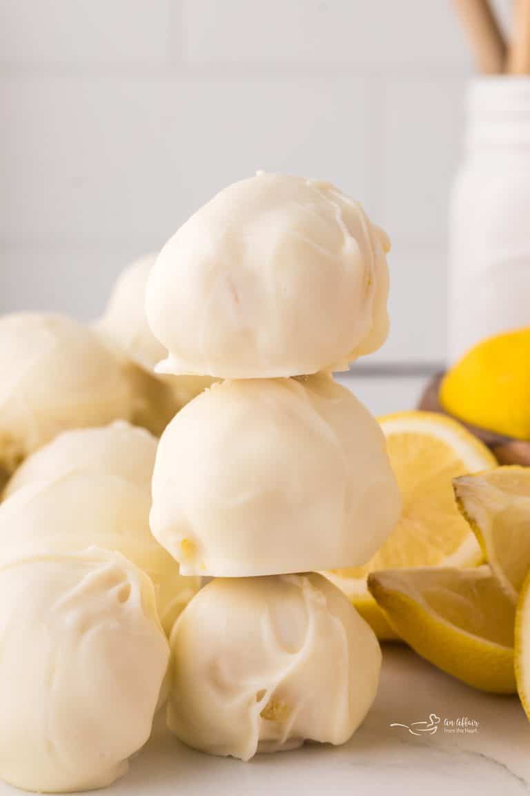 Easy White Chocolate Lemon Truffles