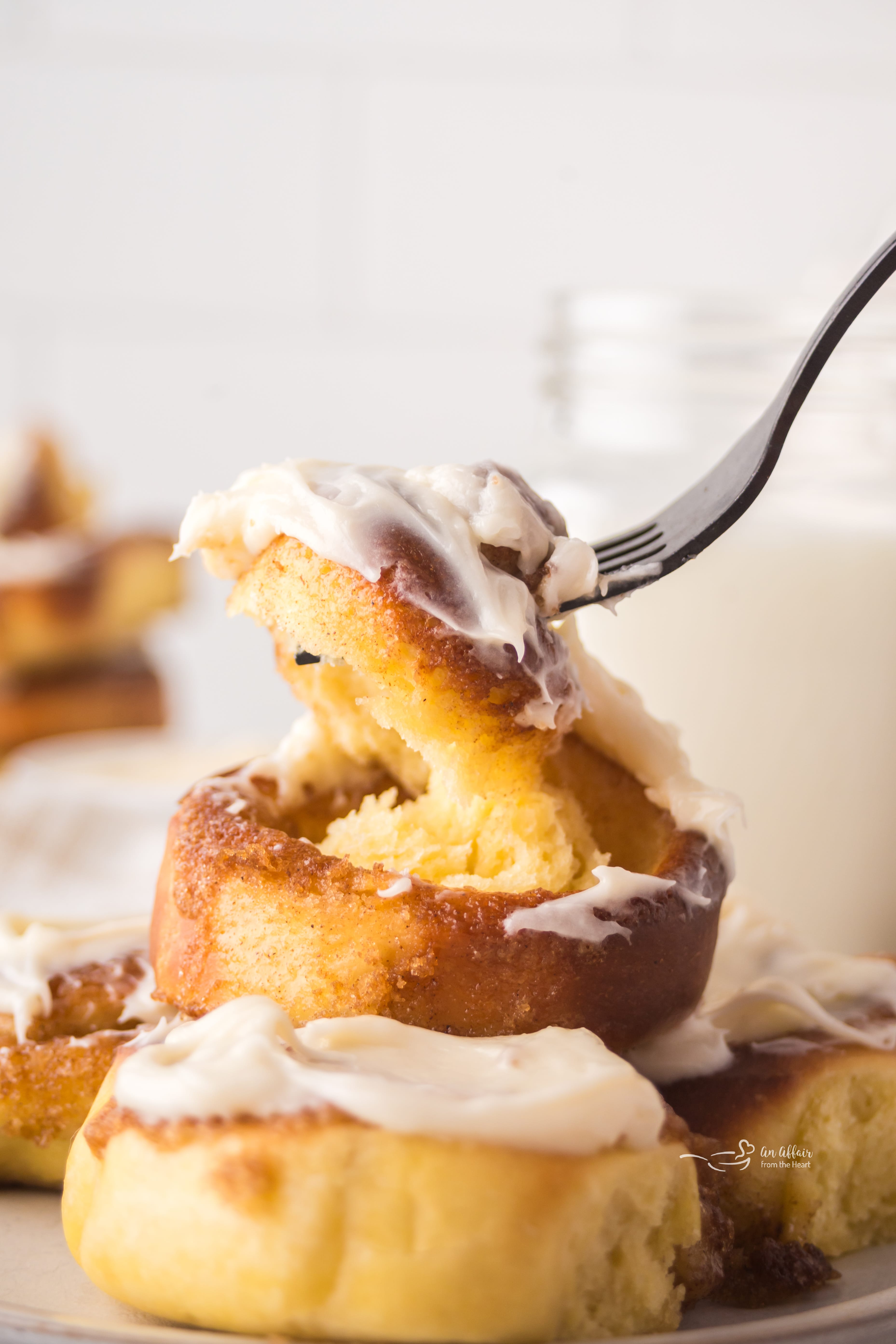 Homemade Air Fryer Cinnamon Rolls