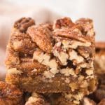 Pecan Pie Blondie close up