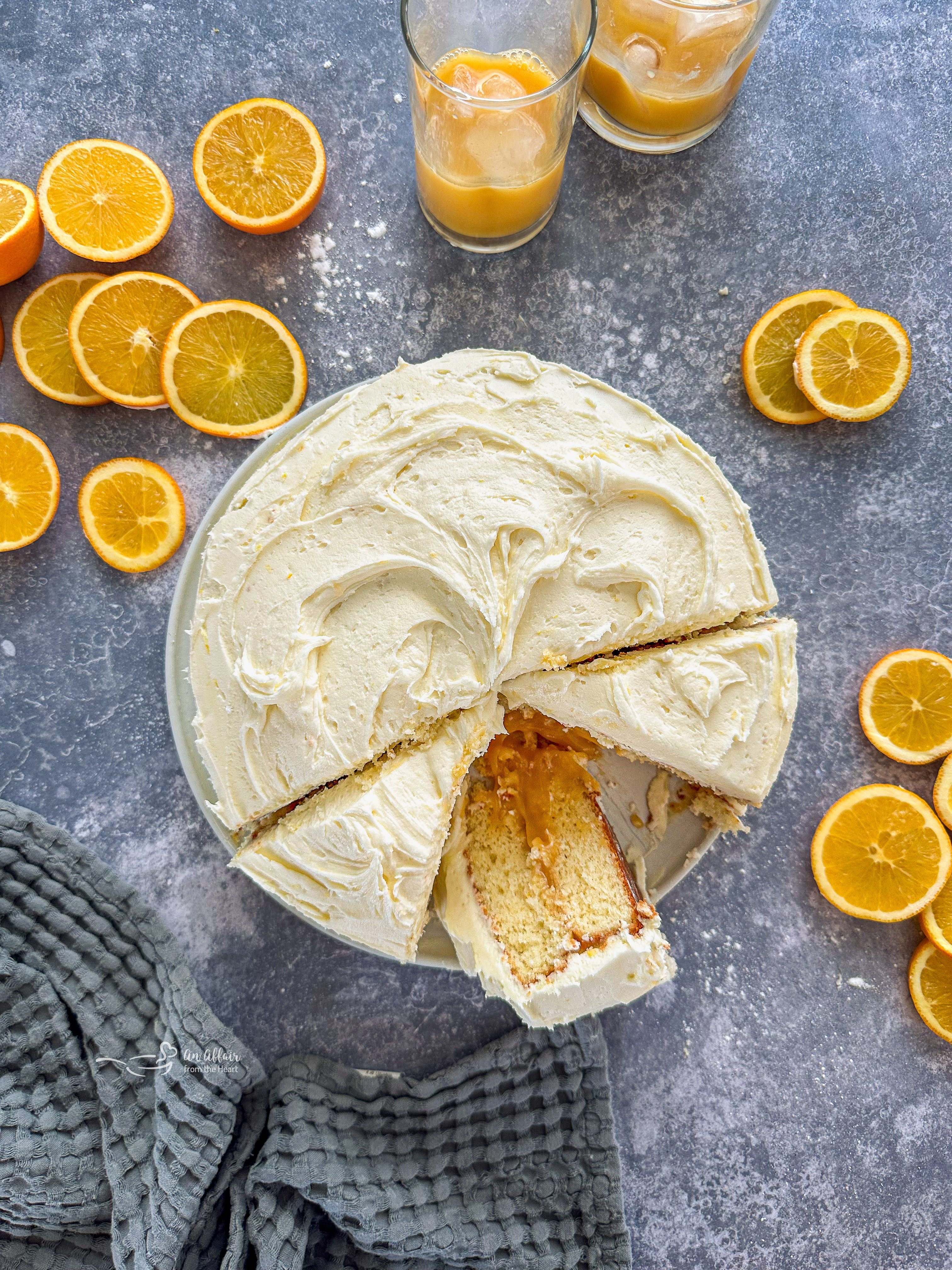 Fresh Orange Layer Cake