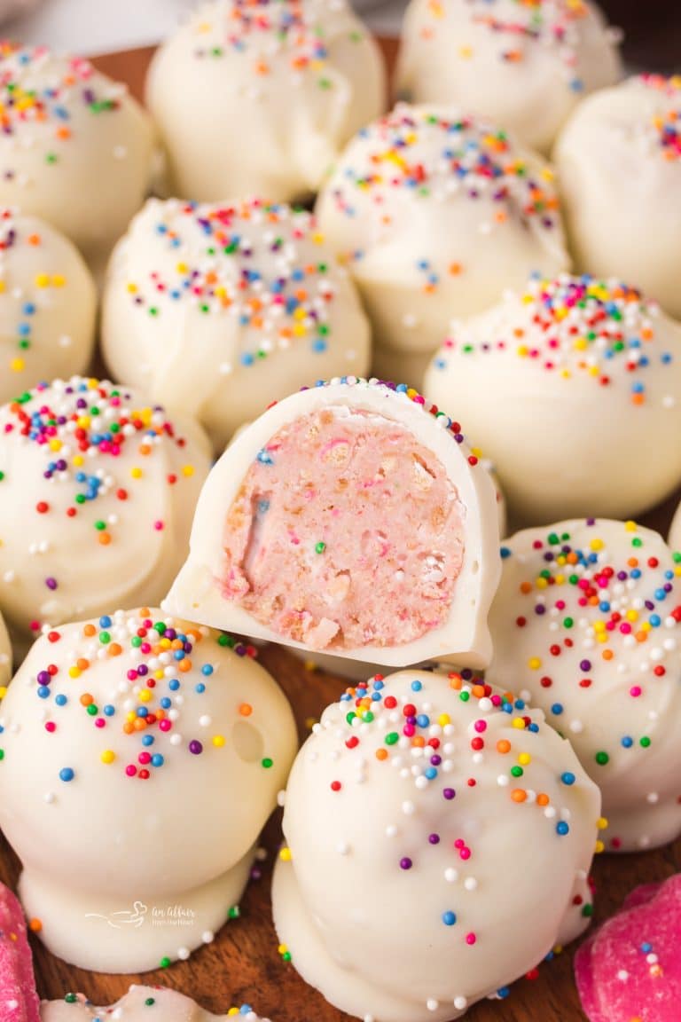 Frosted Animal Cracker Truffles