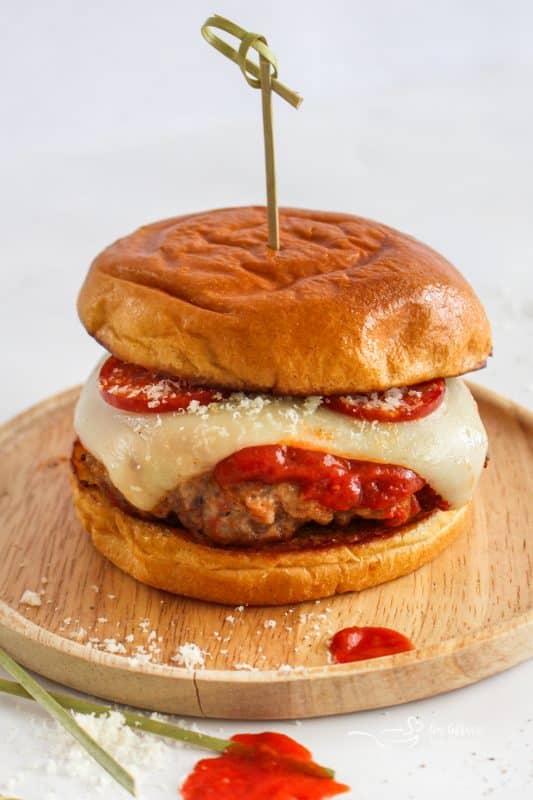 Pepperoni Pizza Burger