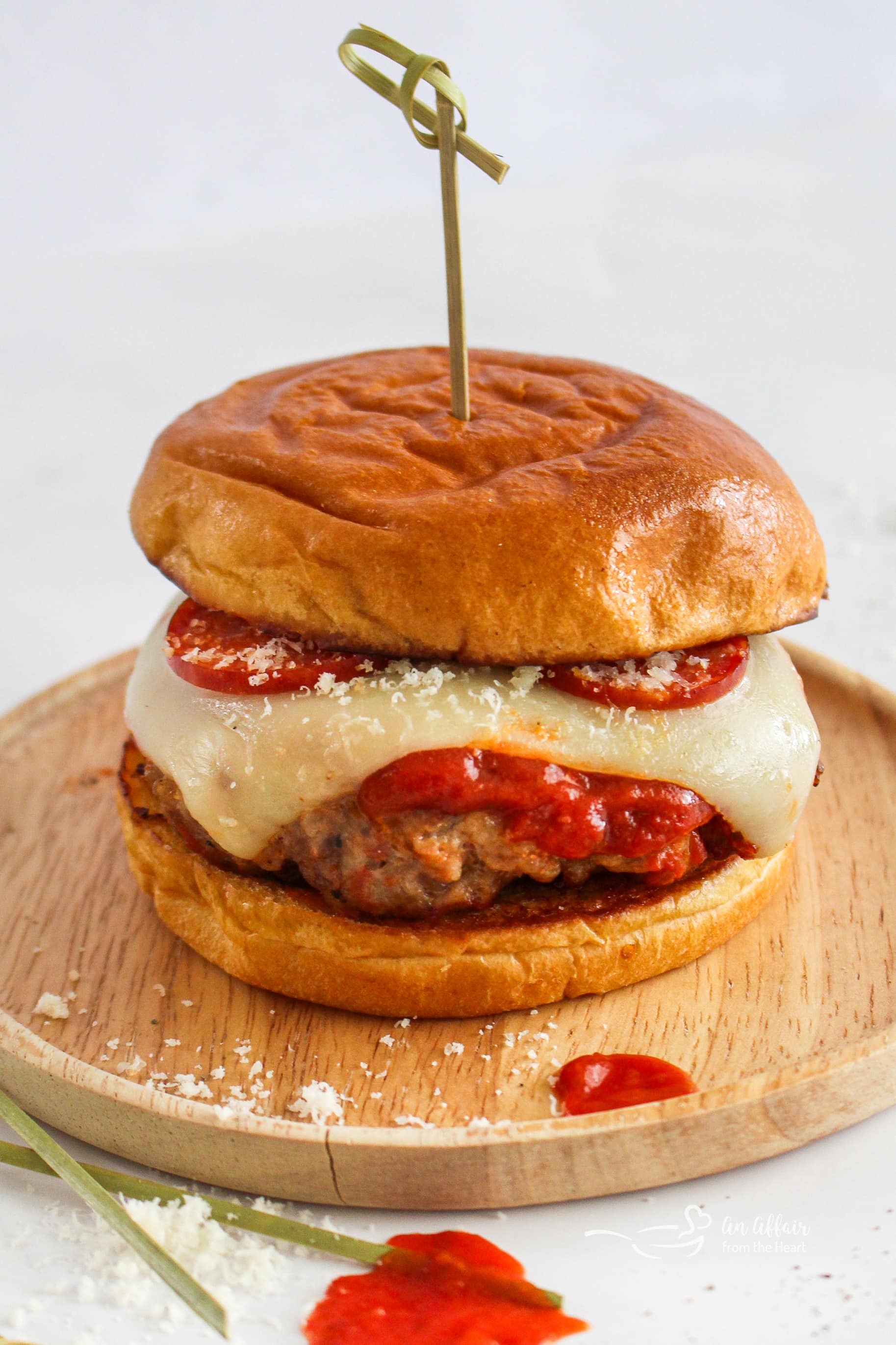 Pepperoni Pizza Burger